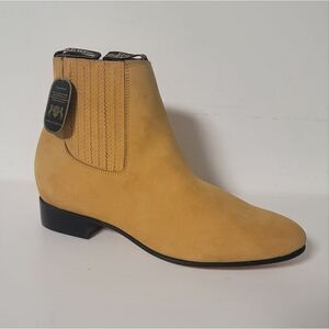 Wild West Charro short boots nobuck honey